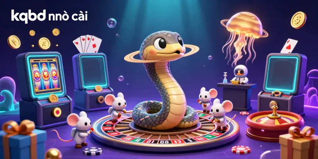 Experience thrilling bets with kqbd nhà cái as cosmic dealers guide players through vibrant gambling adventures.
