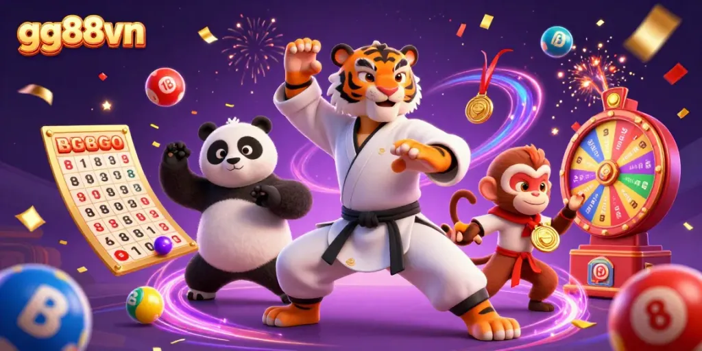 Experience thrilling gameplay at gg88vn with our vibrant animated casino scene.
